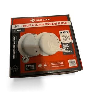 First Alert White 2-in-1 Smoke & Carbon Monoxide Alarms - 2 Pack